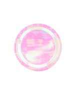 x6 Assiettes Rose Iridescent