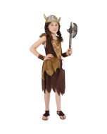 Costume enfant Viking fille, déguisement Viking.
