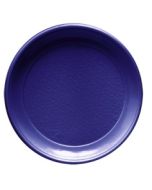 Assiettes rondes en plastique - marine MM