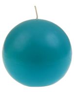 Bougie ronde turquoise