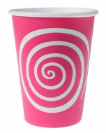 Gobelets spirale fuchsia x10