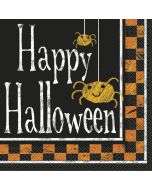 16 serviettes Happy halloween BOO