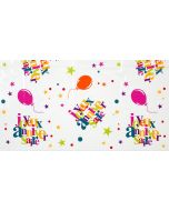 Nappe Joyeux Anniversaire  multicolore