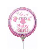 Mini Ballon hélium Baby Shower fille