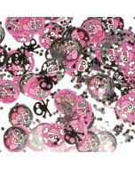 3 sachets confettis Pirates - rose