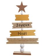 Arbre message de Noël - naturel