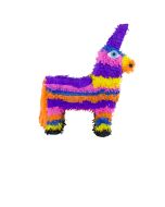 Piñata âne multicolore