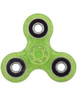 Hand spinner pailleté vert