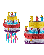 Piñata gâteau multicolore