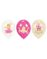 6x Ballon de baudruche Princesse