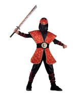 Déguisement enfant ninja feu - 12 ans