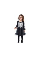 Costume bébé squelette noir - Taille 2/3 ans 