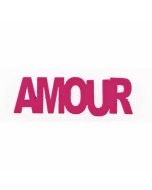 6 mots « Amour » - fuchsia