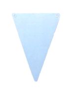 5 fanions 15 x 21 cm – bleu ciel