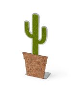 Cactus métal et liège 20 cm