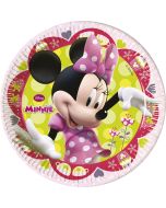 8 assiettes Minnie jolie Ø 20 cm