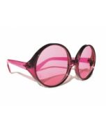 Lunettes Hippie géantes - rose