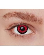 Lentilles de contact - loup - rouge