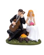 Couple mariés guitare