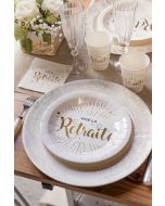 10 Assiettes "Vive la retraite" - 1