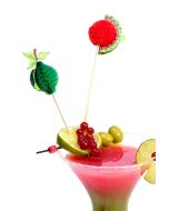 12 piques fruits cocktail