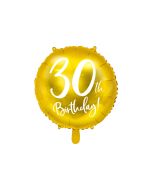 Ballon 30 ans or 