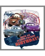 Ballon hélium "Happy Birthday" Cars