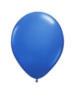 Ballons unis - x24 - bleu foncé