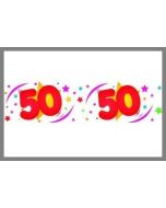 Bannière déco anniversaire - 50 ans
