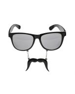 Lunettes moustache - noires