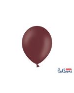 10 ballons couleur marron pastel en latex - 27cm