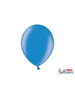 100 ballons 12 cm - bleu métallisé