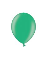 100 ballons 12 cm - vert métallisé