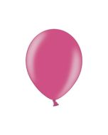 100 ballons 12 cm - fuchsia métallisé