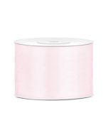 Ruban satin 50 mm - rose pastel