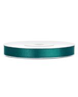 Ruban satin 6 mm - vert bouteille