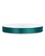 Ruban satin 6 mm - vert bouteille