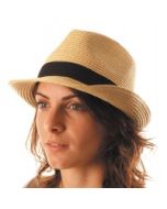 Chapeau fedora beige