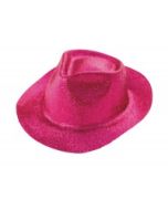 Chapeau paillettes fuchsia