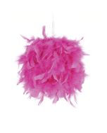 Boule Plûmes fuchsia – 40 cm