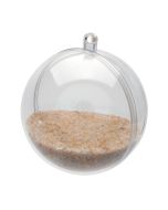 Boule plexi transparente - 5 cm