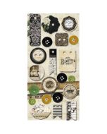 21 boutons scrapbooking chic