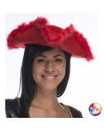 Tricorne à plumes