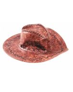 Chapeau buffalo simili cuir