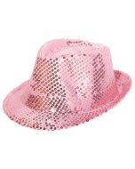 Chapeau pailletés Rose Deluxe