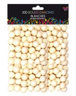 Sachet 200 boules pour sarbacane - blanc