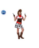 Costume fille Cow Girl 5/6 ans