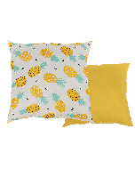 Coussin ananas - 40 cm x 40 cm pas cher