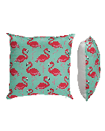 Coussin flamant rose pas cher