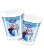 8 gobelets en plastique 200ml – Reine des Neiges 